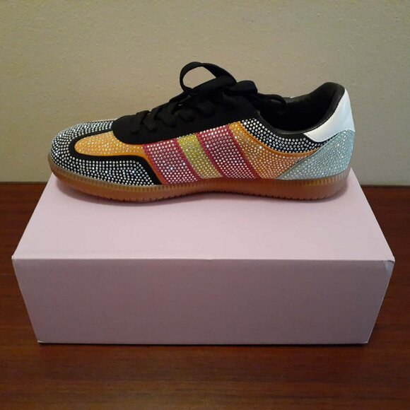 Berness Lennon Rhinestone Sneakers - Picture 7 of 12